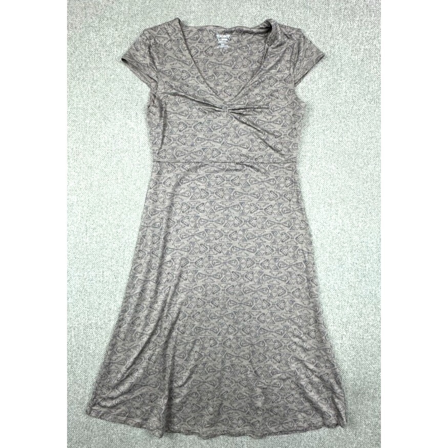 Toad &Co Dress Womens Xs Brown Scoop Neck Casual Outdoor Leisure Stretch